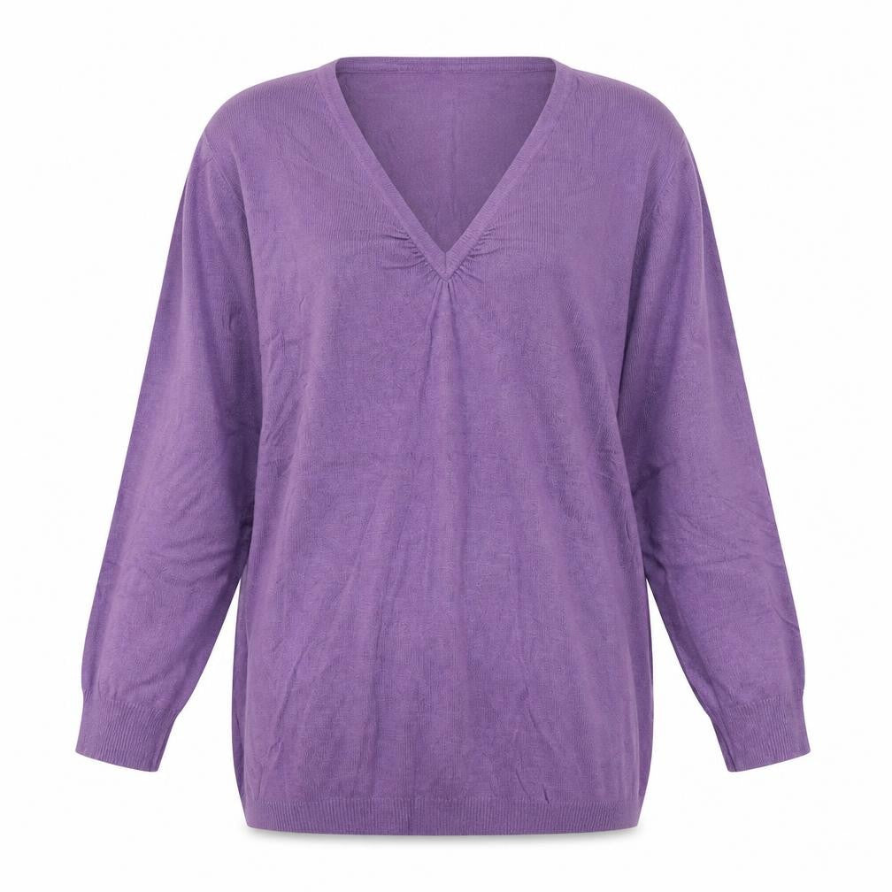 Womens UK Size 10 Marks and Spencer Purple Pullover Jumper
