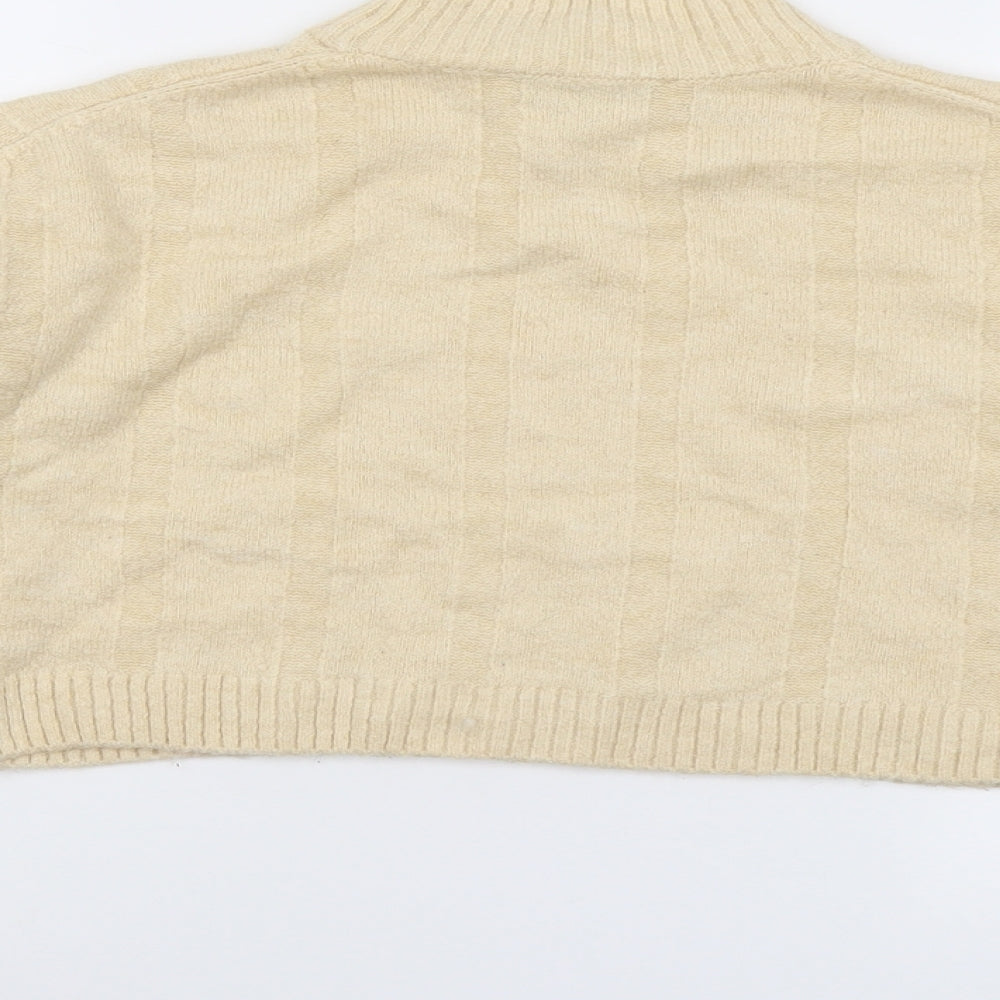 Womens UK Size S Zara Ivory Pullover Jumper
