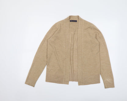 Womens UK Size S Marks and Spencer Beige Cardigan Jumper