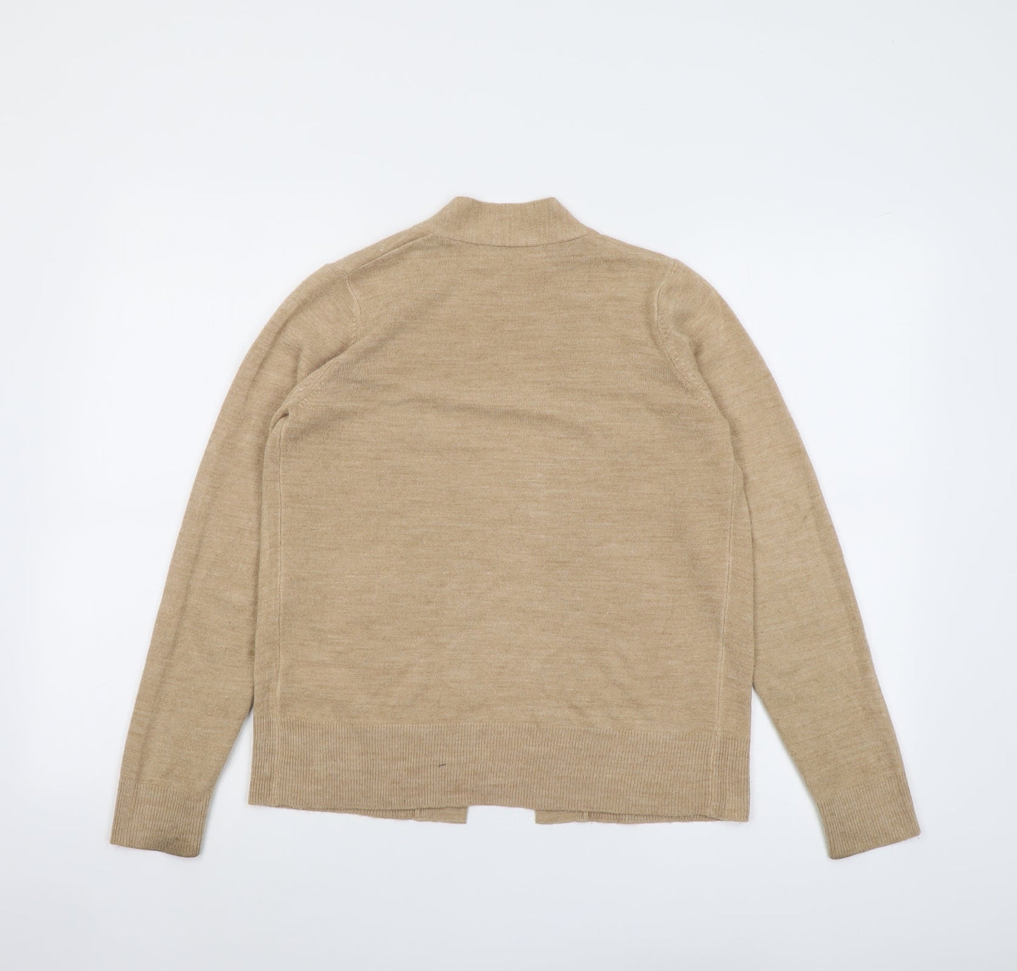 Womens UK Size S Marks and Spencer Beige Cardigan Jumper