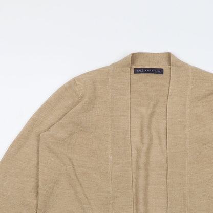 Womens UK Size S Marks and Spencer Beige Cardigan Jumper