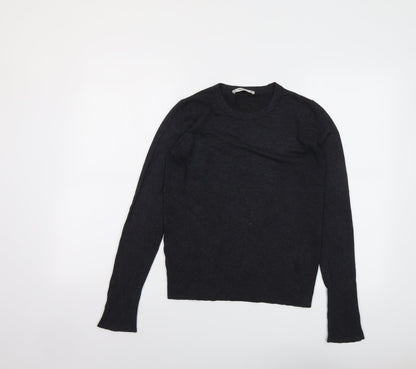 Womens UK Size S Zara Grey Pullover Jumper
