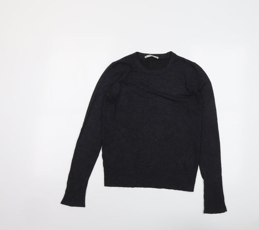 Womens UK Size S Zara Grey Pullover Jumper
