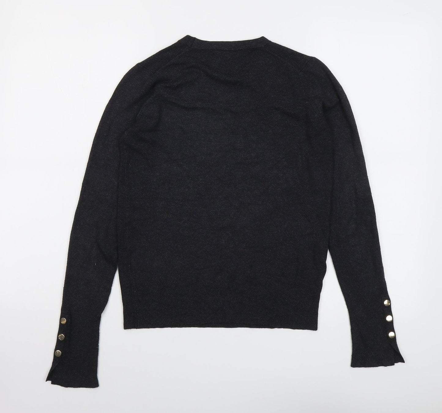 Womens UK Size S Zara Grey Pullover Jumper
