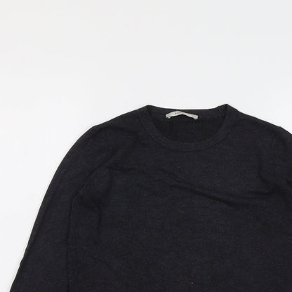 Womens UK Size S Zara Grey Pullover Jumper