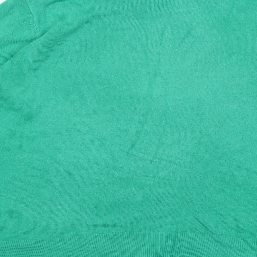 Womens UK Size 14 Marks and Spencer Green Pullover Jumper