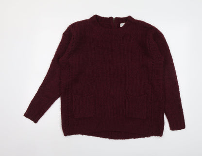 Womens UK Size 14 Indigo Purple Pullover Jumper