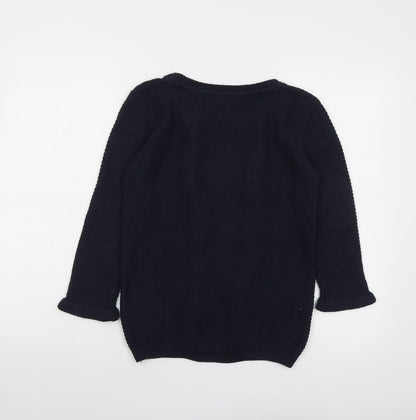 Womens UK Size S Monsoon Blue Pullover Jumper