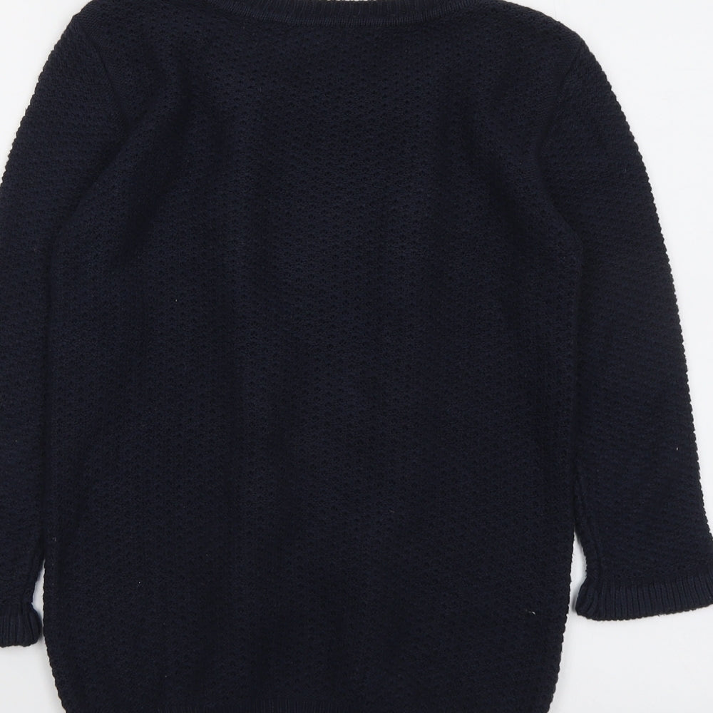 Womens UK Size S Monsoon Blue Pullover Jumper