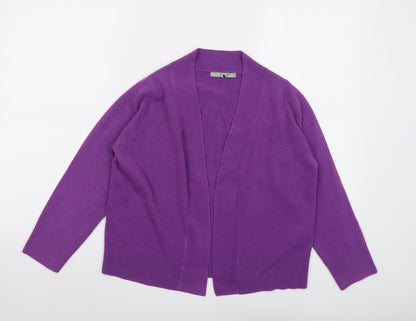 Womens UK Size 10 Marks and Spencer Purple Cardigan Jumper