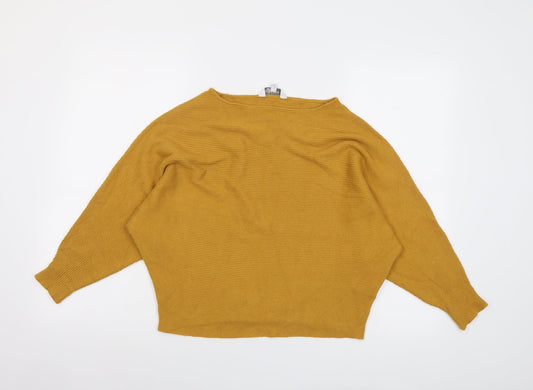 Womens UK Size 12 Principles Yellow Pullover Jumper