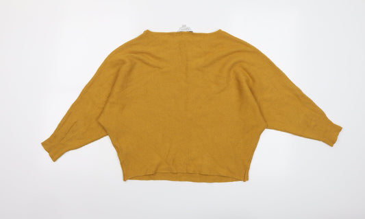 Womens UK Size 12 Principles Yellow Pullover Jumper