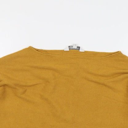Womens UK Size 12 Principles Yellow Pullover Jumper