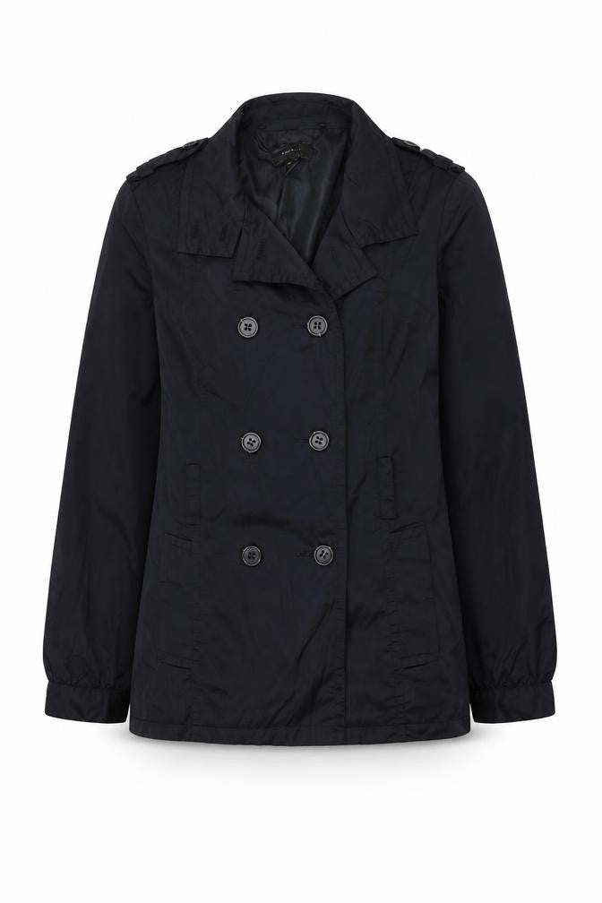 Womens UK Size M Mango Blue Pea Coat