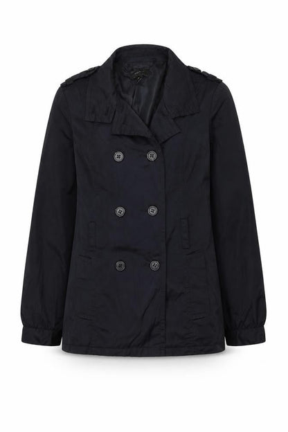 Womens UK Size M Mango Blue Pea Coat