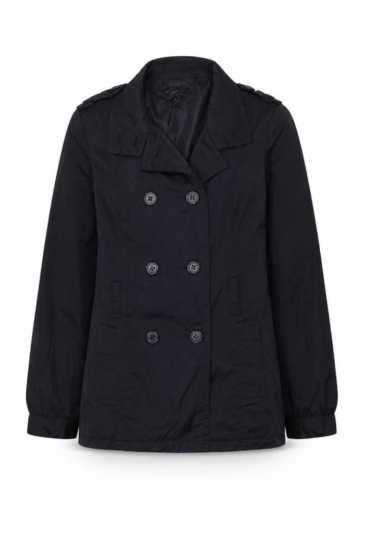 Womens UK Size M Mango Blue Pea Coat