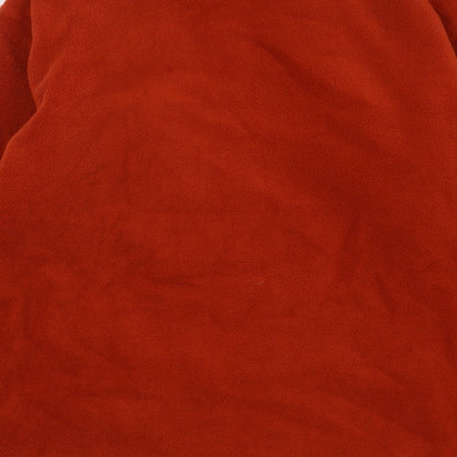 Exe Collection Womens Orange Jacket Size S Zip