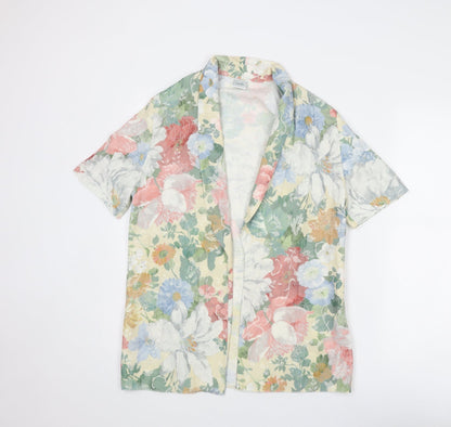C&A Womens Multicoloured Floral Jacket Size 10