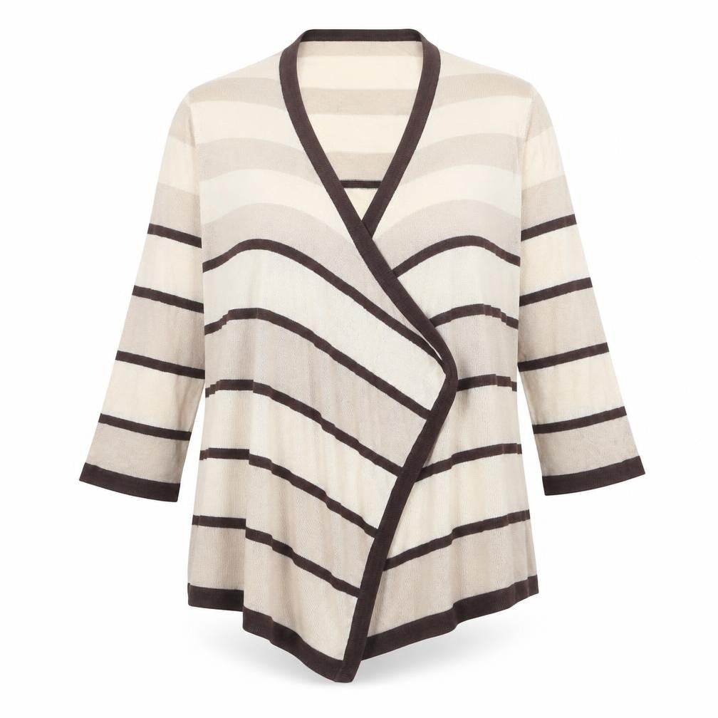 Womens UK Size S Casamia Beige Cardigan Jumper