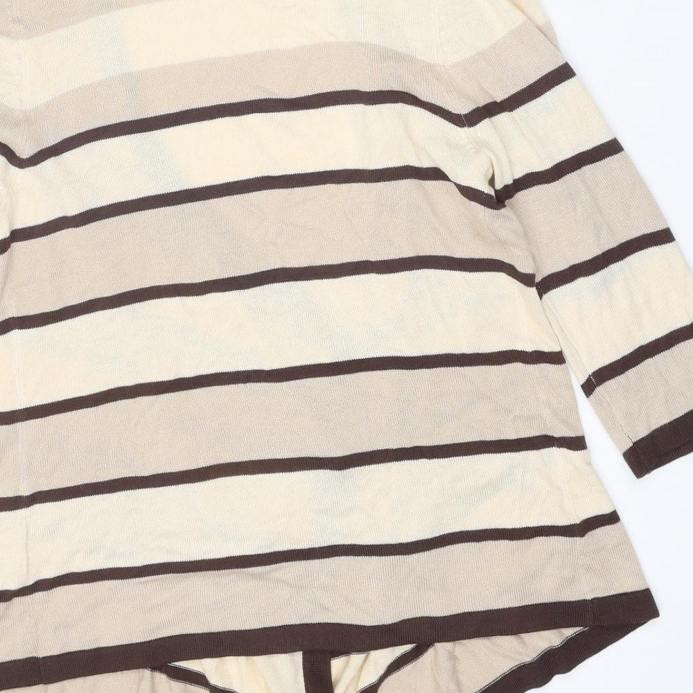 Womens UK Size S Casamia Beige Cardigan Jumper