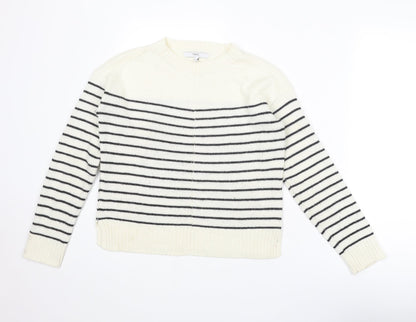 Womens UK Size 6 NEXT Ivory Pullover Jumper