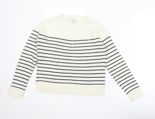 Womens UK Size 6 NEXT Ivory Pullover Jumper