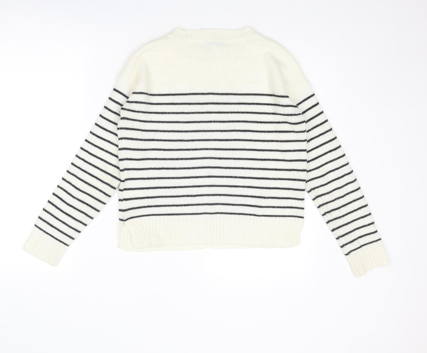 Womens UK Size 6 NEXT Ivory Pullover Jumper