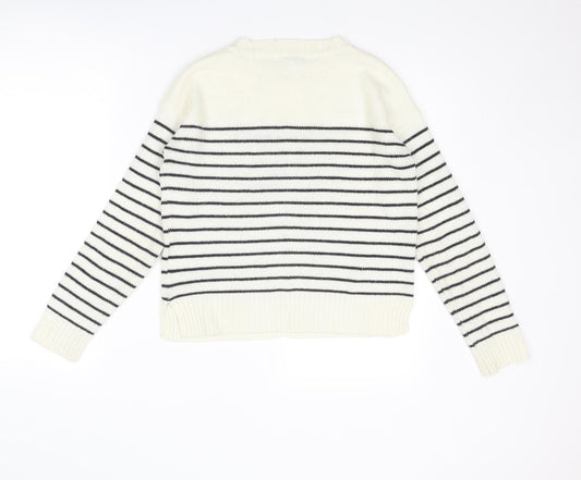 Womens UK Size 6 NEXT Ivory Pullover Jumper