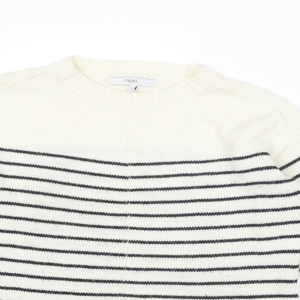 Womens UK Size 6 NEXT Ivory Pullover Jumper