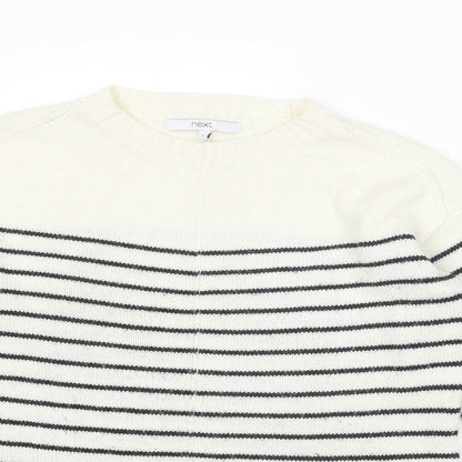 Womens UK Size 6 NEXT Ivory Pullover Jumper