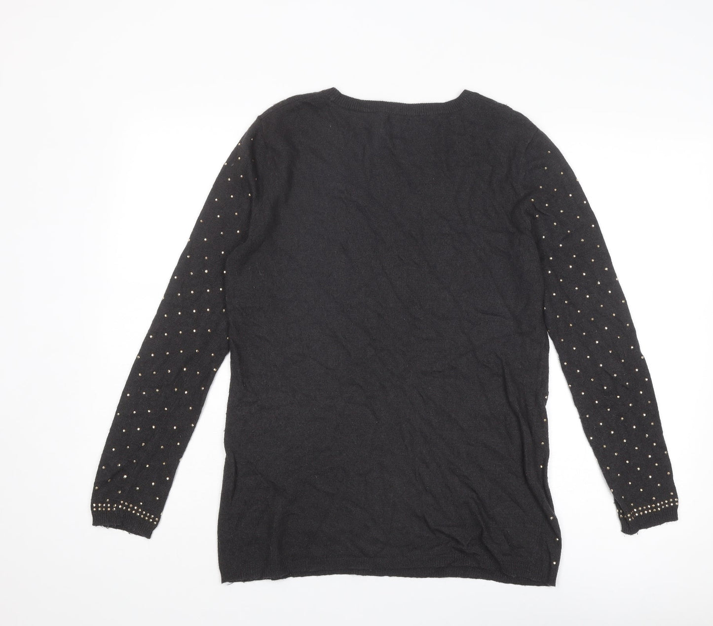 Womens UK Size 12 River Island Grey Pullover Jumper
