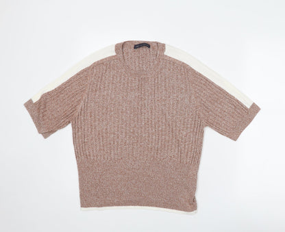 Womens UK Size 20 Marks and Spencer Brown Pullover Jumper