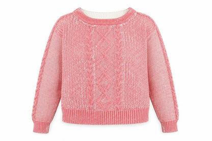 Womens UK Size L VERO MODA Pink Pullover Jumper