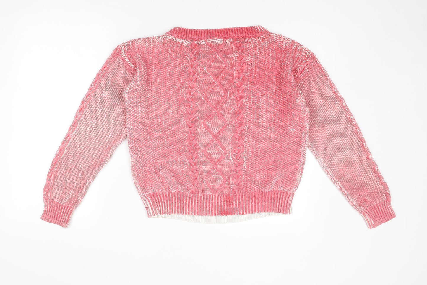 Womens UK Size L VERO MODA Pink Pullover Jumper