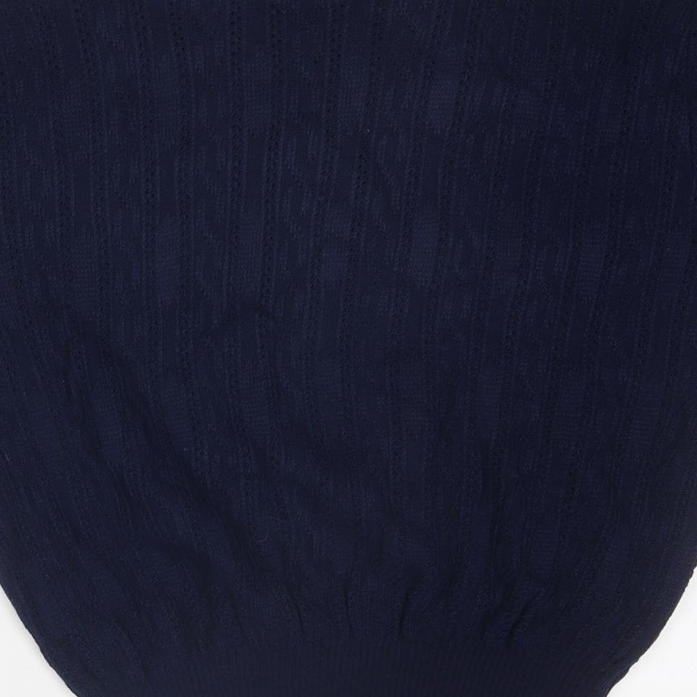 St. Clair Womens Blue Round Neck Acrylic Pullover Jumper Size 12 - Size 12-14
