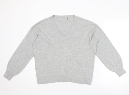 Womens UK Size XL Marks and Spencer Grey Pullover Jumper