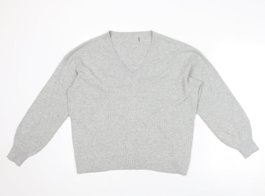 Womens UK Size XL Marks and Spencer Grey Pullover Jumper