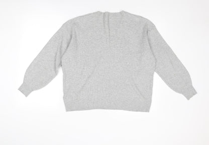 Womens UK Size XL Marks and Spencer Grey Pullover Jumper