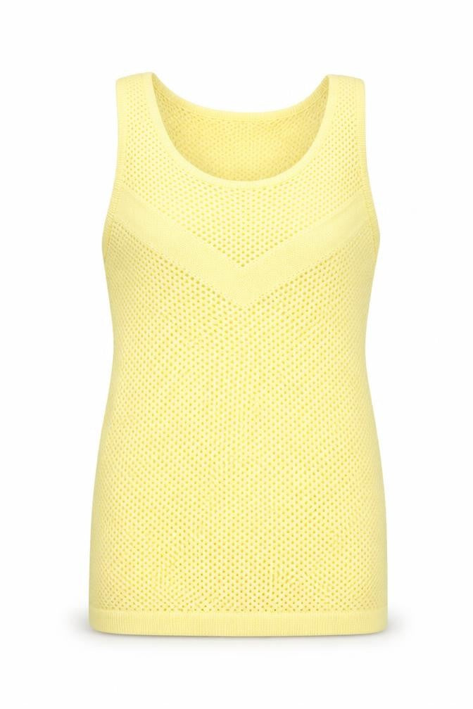 Womens UK Size S Zara Yellow Vest Jumper