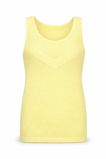 Womens UK Size S Zara Yellow Vest Jumper