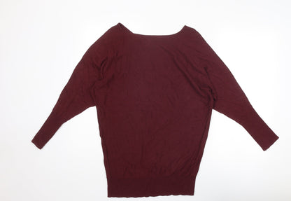 Womens UK Size 12 Debenhams Purple Pullover Jumper