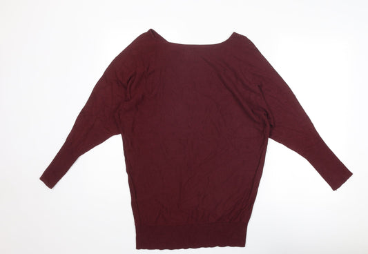 Womens UK Size 12 Debenhams Purple Pullover Jumper