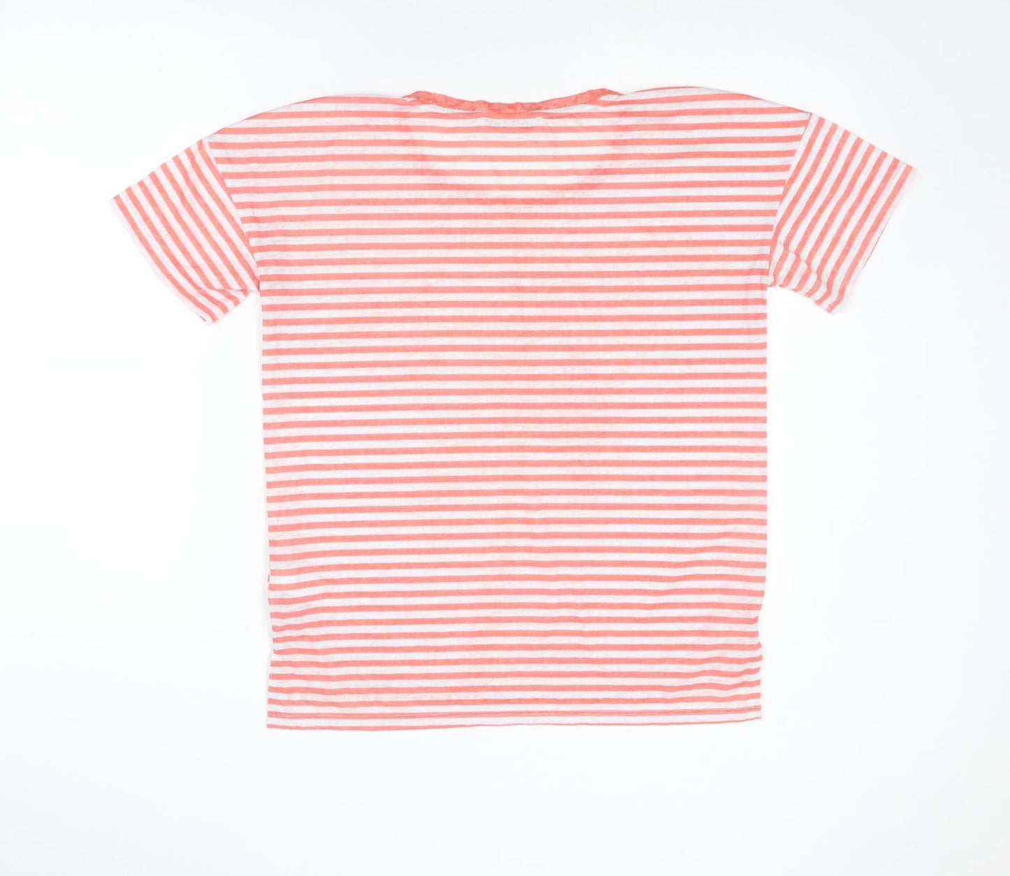 Womens UK Size 10 NEXT Orange Basic T-Shirt