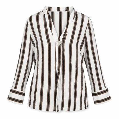 Womens UK Size 8 New Look White Basic Blouse