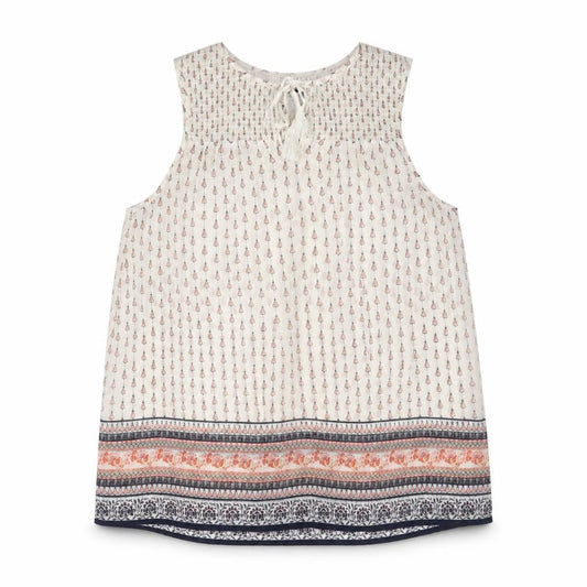 Womens UK Size 12 New Look Ivory Basic Tank