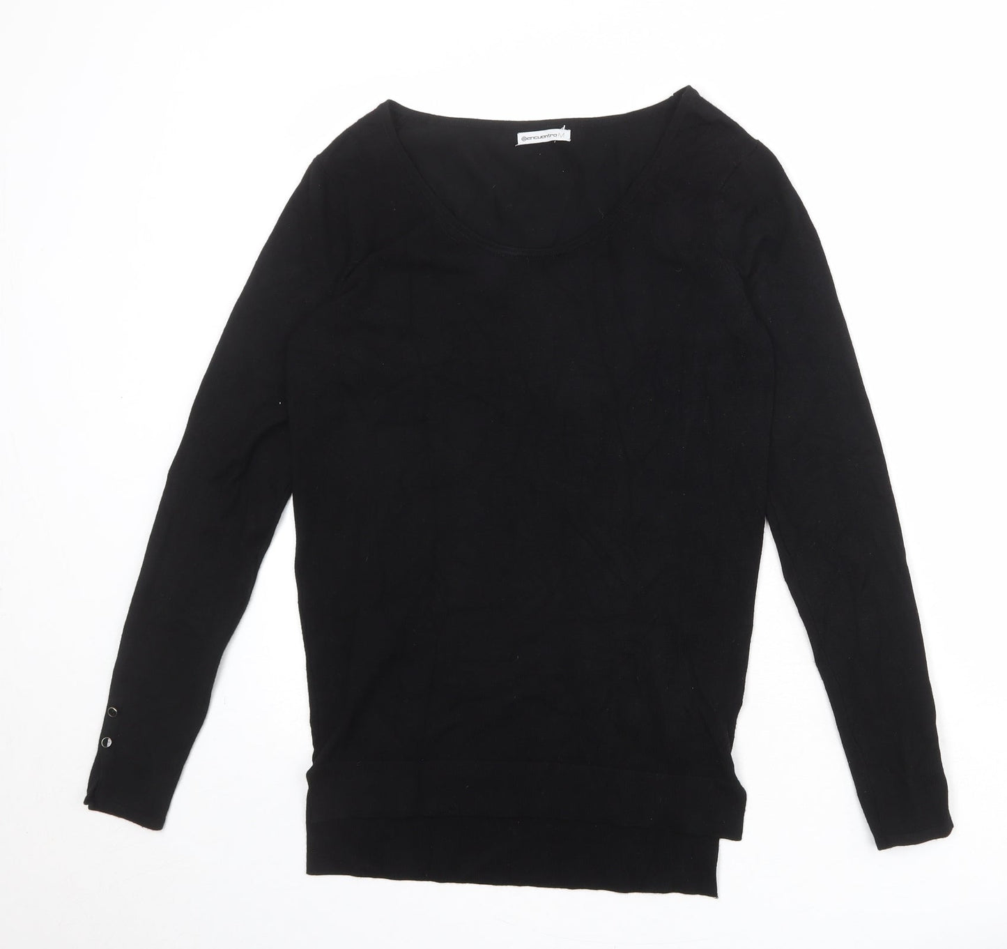 Womens UK Size M Encuentro Black Pullover Jumper