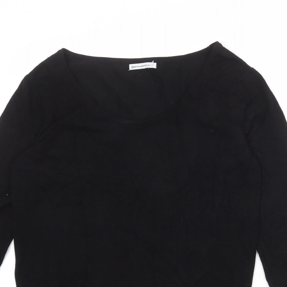 Womens UK Size M Encuentro Black Pullover Jumper