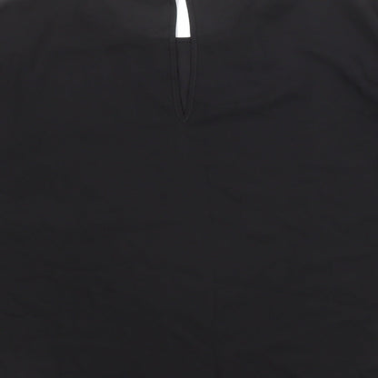 Womens UK Size 8 ASOS Black Basic Blouse
