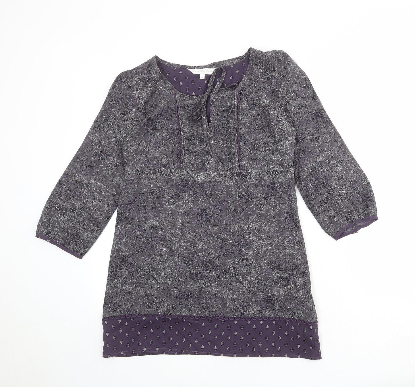 Womens UK Size 8 RJR.John Rocha Grey Basic Blouse