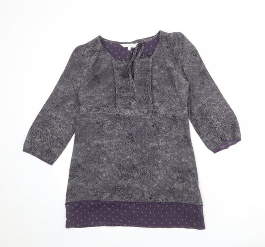 Womens UK Size 8 RJR.John Rocha Grey Basic Blouse